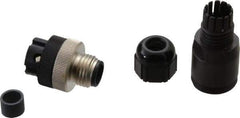 Brad Harrison - 4 Amp, Male Straight Field Attachable Connector Sensor and Receptacle - 250 VAC, 300 VDC, IP67 Ingress Rating - Apex Tool & Supply
