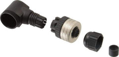 Brad Harrison - 4 Amp, Female 90° to Male 90° Field Attachable Connector Sensor and Receptacle - 250 VAC, 300 VDC, IP67 Ingress Rating - Apex Tool & Supply