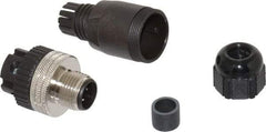 Brad Harrison - 4 Amp, Male Straight Field Attachable Connector Sensor and Receptacle - 250 VAC, 300 VDC, IP67 Ingress Rating - Apex Tool & Supply