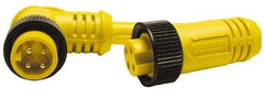 Brad Harrison - 13 Amp, Female Straight, Male Straight Cordset Sensor and Receptacle - 600 Volt, 1.83m Cable Length, IP67 Ingress Rating - Apex Tool & Supply