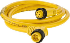 Brad Harrison - 10 Amp, Female 90° to Male 90° Cordset Sensor and Receptacle - 600 VAC/VDC, 6 Ft. Long Cable, IP68 Ingress Rating - Apex Tool & Supply
