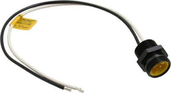 Brad Harrison - 13 Amp, Male Straight Receptacle - 600 VAC/VDC, 0.31m Cable Length, IP67 Ingress Rating - Apex Tool & Supply
