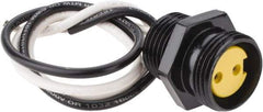 Brad Harrison - 13 Amp, Female Straight Receptacle - 600 VAC/VDC, 0.31m Cable Length, IP67 Ingress Rating - Apex Tool & Supply