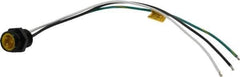 Brad Harrison - 13 Amp, Male Straight Receptacle - 600 VAC/VDC, 0.31m Cable Length, IP67 Ingress Rating - Apex Tool & Supply