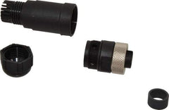 Brad Harrison - 8 Amp, Female Straight Field Attachable Connector Sensor and Receptacle - 600 VAC/VDC, IP67 Ingress Rating - Apex Tool & Supply
