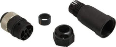 Brad Harrison - 13 Amp, Male Straight Field Attachable Connector Sensor and Receptacle - 600 VAC/VDC, IP67 Ingress Rating - Apex Tool & Supply