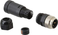 Brad Harrison - 13 Amp, Male Straight Field Attachable Connector Sensor and Receptacle - 600 VAC/VDC, IP67 Ingress Rating - Apex Tool & Supply