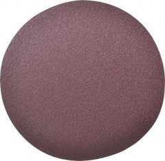 3M - 5" Diam, 80 Grit Aluminum Oxide Adhesive PSA Disc - Medium Grade, Maroon, J Weighted Backing, Flexible, Use with Random Orbital Sanders - Apex Tool & Supply
