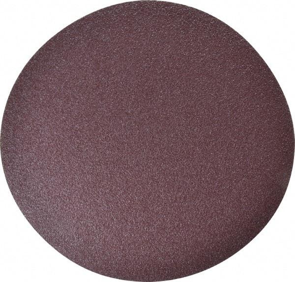 3M - 6" Diam, 80 Grit Aluminum Oxide Adhesive PSA Disc - Medium Grade, Maroon, J Weighted Backing, Flexible, Use with Random Orbital Sanders - Apex Tool & Supply
