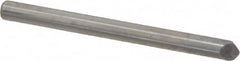 Accupro - 1/8" Diam 2 Flute Single End Solid Carbide Chamfer Mill - Apex Tool & Supply