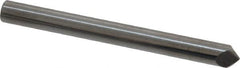Accupro - 3/16" Diam 2 Flute Single End Solid Carbide Chamfer Mill - Apex Tool & Supply