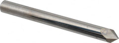Accupro - 1/4" Diam 2 Flute Single End Solid Carbide Chamfer Mill - Apex Tool & Supply