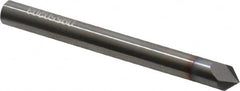 Accupro - 1/4" Diam 2 Flute Single End Solid Carbide Chamfer Mill - Apex Tool & Supply