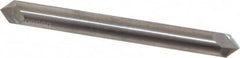 Accupro - 1/4" Diam 2 Flute Double End Solid Carbide Chamfer Mill - Apex Tool & Supply