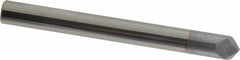 Accupro - 1/4" Diam 2 Flute Single End Solid Carbide Chamfer Mill - Apex Tool & Supply