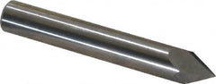 Accupro - 3/8" Diam 2 Flute Single End Solid Carbide Chamfer Mill - Apex Tool & Supply