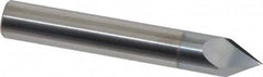 Accupro - 3/8" Diam 2 Flute Single End Solid Carbide Chamfer Mill - Apex Tool & Supply