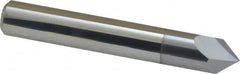 Accupro - 3/8" Diam 2 Flute Single End Solid Carbide Chamfer Mill - Apex Tool & Supply
