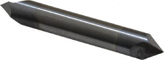 Accupro - 3/8" Diam 2 Flute Double End Solid Carbide Chamfer Mill - Apex Tool & Supply