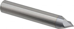 Accupro - 1/2" Diam 2 Flute Single End Solid Carbide Chamfer Mill - Apex Tool & Supply