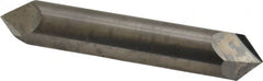 Accupro - 1/2" Diam 2 Flute Double End Solid Carbide Chamfer Mill - Apex Tool & Supply