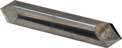 Accupro - 3/4" Diam 2 Flute Double End Solid Carbide Chamfer Mill - Apex Tool & Supply
