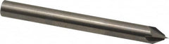 Accupro - 1/4" Diam 4 Flute Single End Solid Carbide Chamfer Mill - Apex Tool & Supply