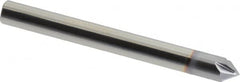 Accupro - 1/4" Diam 4 Flute Single End Solid Carbide Chamfer Mill - Apex Tool & Supply