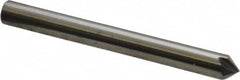 Accupro - 1/4" Diam 4 Flute Single End Solid Carbide Chamfer Mill - Apex Tool & Supply