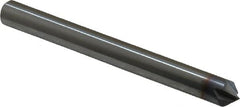 Accupro - 1/4" Diam 4 Flute Single End Solid Carbide Chamfer Mill - Apex Tool & Supply