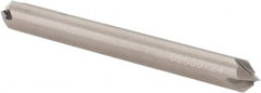 Accupro - 1/4" Diam 4 Flute Double End Solid Carbide Chamfer Mill - Apex Tool & Supply