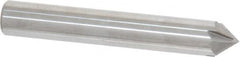 Accupro - 3/8" Diam 4 Flute Single End Solid Carbide Chamfer Mill - Apex Tool & Supply