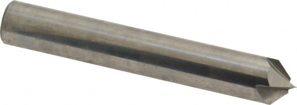 Accupro - 3/8" Diam 4 Flute Single End Solid Carbide Chamfer Mill - Apex Tool & Supply