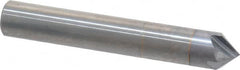 Accupro - 3/8" Diam 4 Flute Single End Solid Carbide Chamfer Mill - Apex Tool & Supply