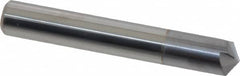 Accupro - 3/8" Diam 4 Flute Single End Solid Carbide Chamfer Mill - Apex Tool & Supply