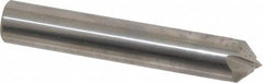 Accupro - 1/2" Diam 4 Flute Single End Solid Carbide Chamfer Mill - Apex Tool & Supply