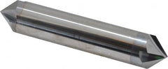 Accupro - 3/4" Diam 4 Flute Double End Solid Carbide Chamfer Mill - Apex Tool & Supply