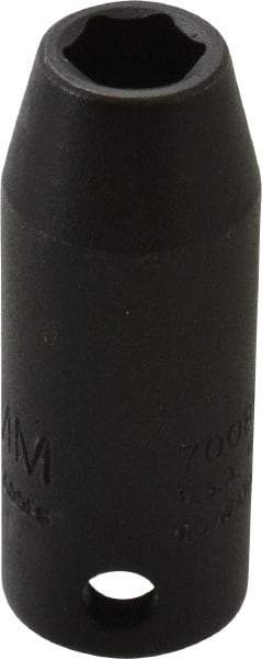Proto - 3/8" Drive 8mm Deep Thin Wall Impact Socket - 6 Points, 2" OAL - Apex Tool & Supply
