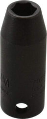 Proto - 3/8" Drive 8mm Deep Thin Wall Impact Socket - 6 Points, 2" OAL - Apex Tool & Supply