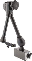 Noga - 286 Lb Magnetic Force, Fine Adjustment Indicator Positioner & Holder with Base - Articulated Arm, Rectangular Base, 55mm Base Height, 120mm Base Length, 50mm Base Width - Apex Tool & Supply
