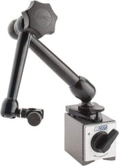 Noga - 175 Lb Magnetic Force, Fine Adjustment Indicator Positioner & Holder with Base - Articulated Arm, Rectangular Base, 55mm Base Height, 60mm Base Length, 50mm Base Width - Apex Tool & Supply