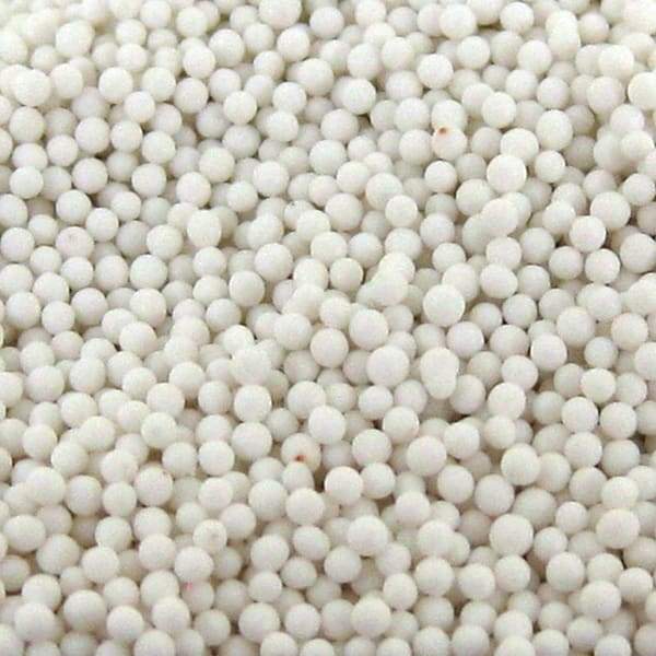 Raytech - Ceramic Carrier, Ball Shaped Ceramic Abrasive Media - Dry Operation, 2mm Diam x 2mm High Base - Apex Tool & Supply