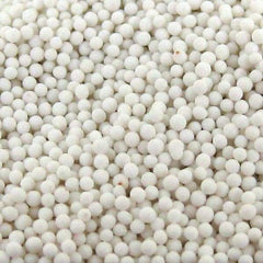 Raytech - Ceramic Carrier, Ball Shaped Ceramic Abrasive Media - Dry Operation, 2mm Diam x 2mm High Base - Apex Tool & Supply