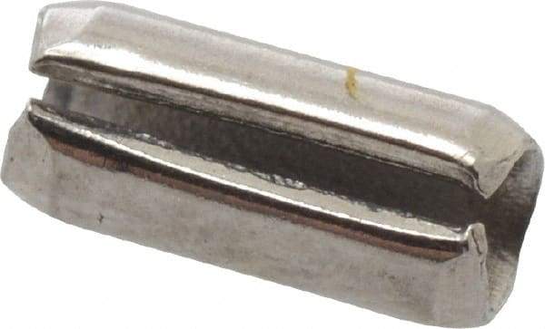 Value Collection - 5/64" Diam x 3/16" Long Slotted Spring Pin - Grade 18-8 Stainless Steel - Apex Tool & Supply