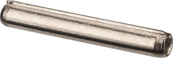 Value Collection - 5/64" Diam x 1/2" Long Slotted Spring Pin - Grade 18-8 Stainless Steel - Apex Tool & Supply