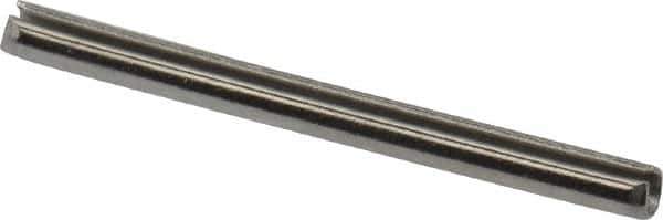 Value Collection - 5/64" Diam x 1" Long Slotted Spring Pin - Grade 18-8 Stainless Steel - Apex Tool & Supply