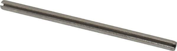 Value Collection - 5/64" Diam x 1-1/2" Long Slotted Spring Pin - Grade 18-8 Stainless Steel - Apex Tool & Supply