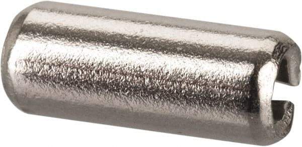 Value Collection - 3/32" Diam x 1/4" Long Slotted Spring Pin - Grade 18-8 Stainless Steel - Apex Tool & Supply