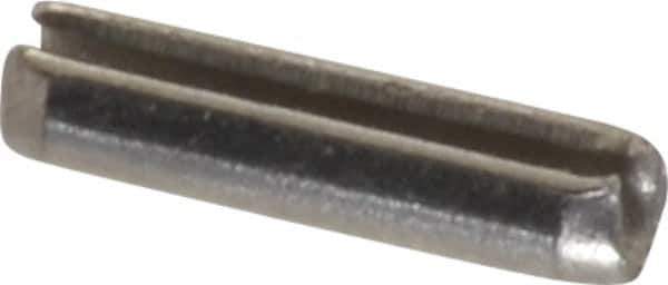 Value Collection - 3/32" Diam x 3/8" Long Slotted Spring Pin - Grade 18-8 Stainless Steel - Apex Tool & Supply