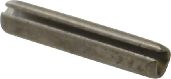 Value Collection - 3/32" Diam x 1/2" Long Slotted Spring Pin - Grade 18-8 Stainless Steel - Apex Tool & Supply